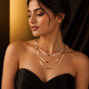 Trio Layered Snake Chain